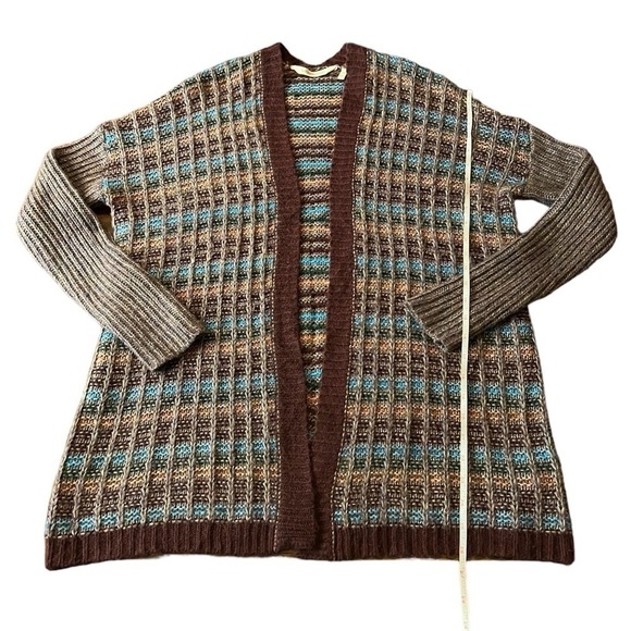 SOFT SURROUNDINGS WOMENS OPEN COLORFUL WAFFLE CARDIGAN SIZE S/M - Picture 7 of 8